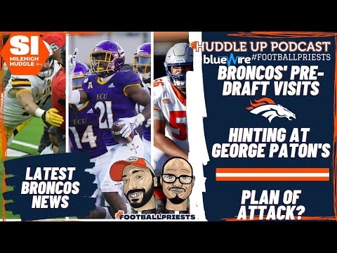 Broncos&rsquo; Pre-Draft Visits Hint at George Paton&rsquo;s Master Plan? | w/ Shane Daniels | Huddle Up Podcast