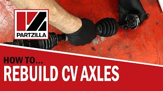 How to Replace CV Boots  | How to Rebuild a CV Axle on a Polaris UTV  | Partzilla.com