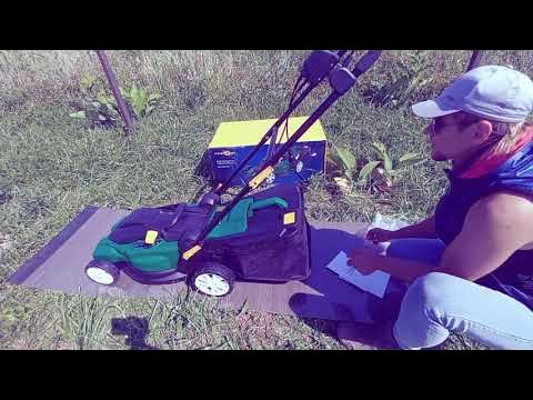 сборка Электрическая газонокосилка FinePower GRL200-43 - YouTube