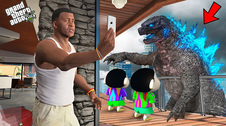 Franklin And Shinchan Survive From Biggest Godzilla In GTA 5!