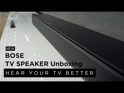 The Latest Bose TV Speaker
