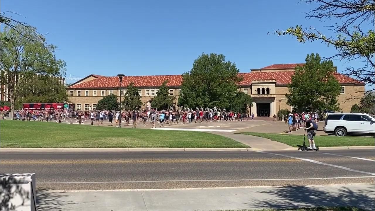 Goin’ Band from Raiderland 9/23/22 Pregame Rehearsal Clip; Texas