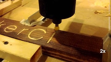 DIY CNC Router: Engraving Demo
