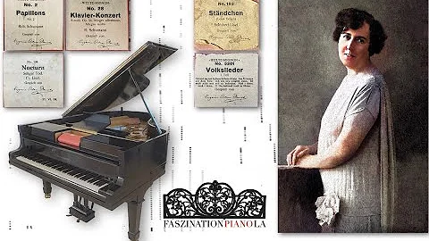 Eugenie Adam-Benard on Steinway-Welte