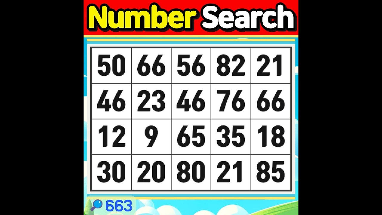 Number Search #663 Those who keep learning stay young.【Match | brain game | puzzle 】