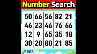 Number Search #663 Those who keep learning stay young.【Match | brain game | puzzle 】 screenshot 4