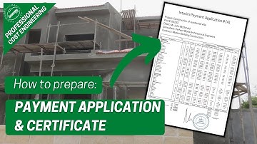 How To Prepare Payment Certificate For Projects | Contractor Payment Application