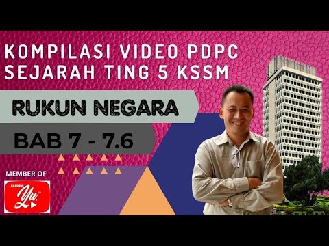 Kelas Pdpr Sejarah Tingkatan 5 Kssm Ulangkaji Bab 7 7 6 Rukun Negara Videopdpr Sejarahspm Kelas Live