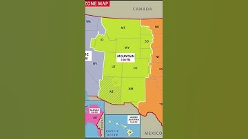 US Time Zones Map ⏰