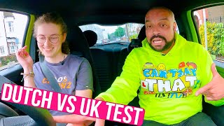 Dutch Driver Tries UK Test - She's Incredible!