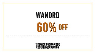 WANDRD Promo Code 2025 March
