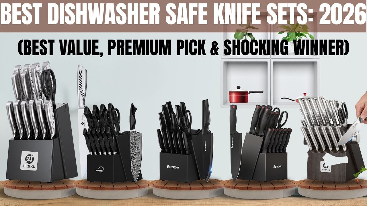 5 Best Kitchen Knife Sets of 2026 TESTED! (Best Value, Premium Pick & Shocking Winner)