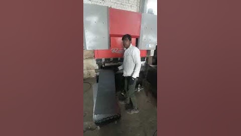 NC press brake bending machine working .