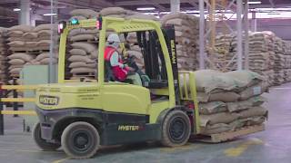 ACO moisture measurement for coffee in Copal unloading system for Nestle Mexico
