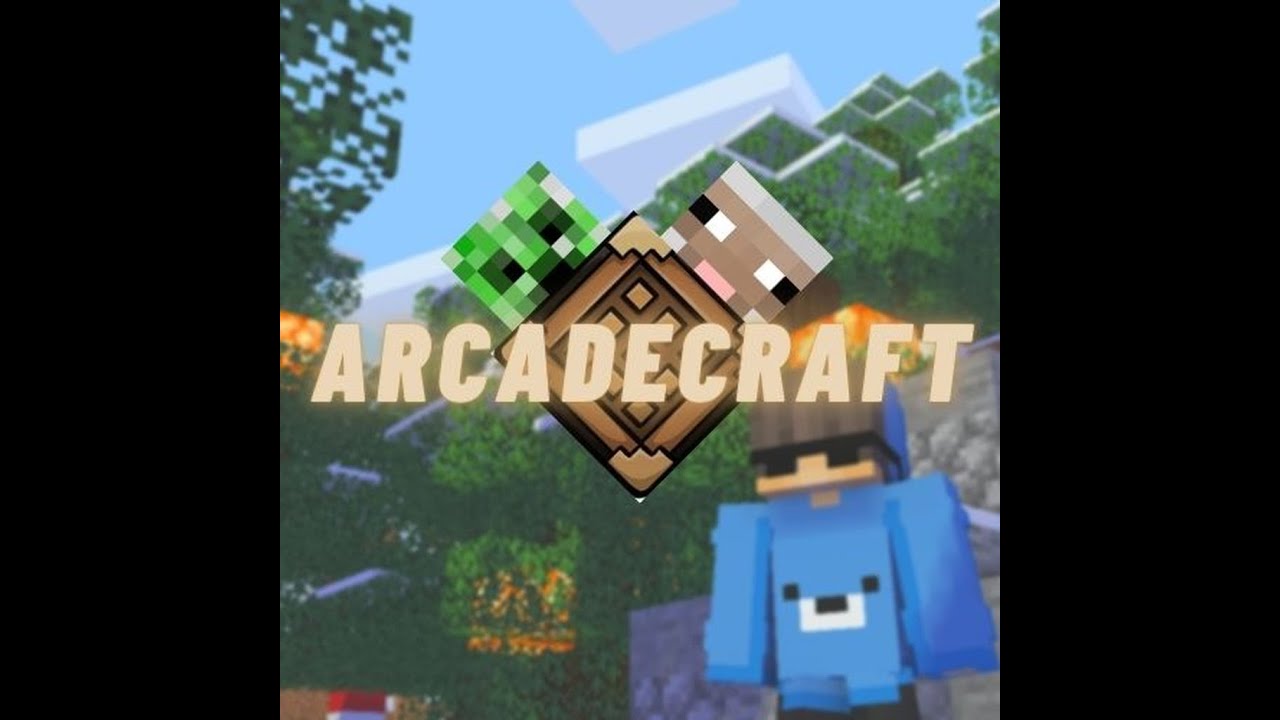 Playing on the minecraft server ARCADE CRAFT! #1 - YouTube