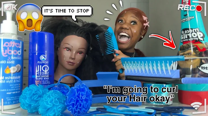 Doing my Mannequin Long Hair Only using Blue products *Name reveal*