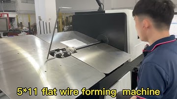 5*11flat wire bending machine CNC wire forming machine