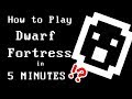 Dwarf Fortress Absolute Beginner's Tutorial in 5 MINUTES