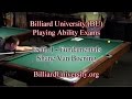 Shane VanBoening - Billiard University (BU) Exam I - Fundamentals