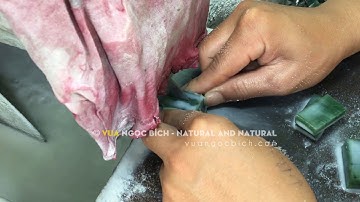 Mài Chuỗi Hạt (bi tròn) - Vòng Tay Đá Ngọc Bích Nephrite Jade thủ công 100% - Vua Ngọc Bích