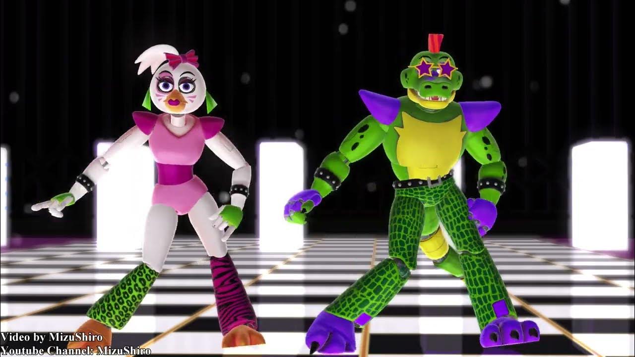 【MMD FNAF】Thump and Jump (Chica and Monty)【60fps】 YouTube