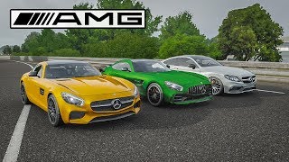 FM7 Drag Race | Mercedes AMG GTR vs AMG GTS vs AMG C63 S!!! screenshot 2