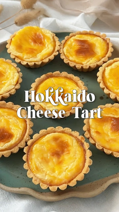 Hokkaido Cheese Tart🧀✨ coba bikin juga yuk! #cheesetart #hokkaido #resepcheesetart