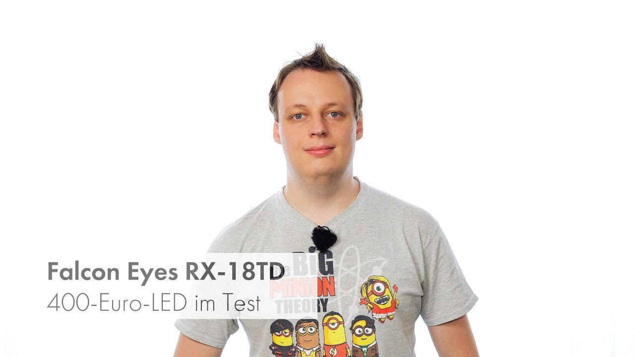 Falcon Eyes RX-18TD | rollbare Video-LED für 400 Euro [Lumix S1 Video-AF-Test]