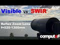Visible vs swir computar reflex zoom lens e3z5247pmpsw for long distance surveillance