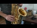 Purple Label Yamaha YAS 62 Alto Saxophone Demo 