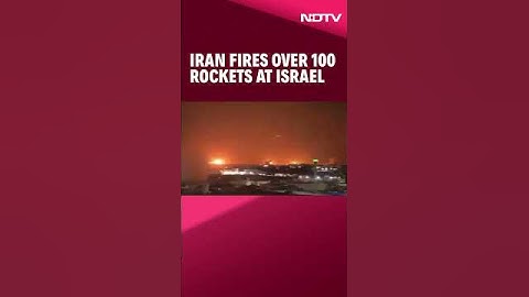 Iran Attacked Israel | Iran Fires Over 100 Rockets At Israel