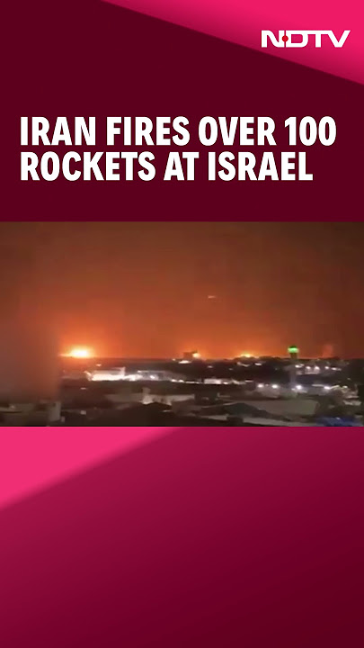 Iran Attacked Israel | Iran Fires Over 100 Rockets At Israel