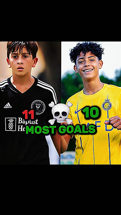 Thiago Messi X Ronaldo Jr 💀❤🔥 #shorts #viralvideo #funny #trending