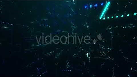 The Flight of the Camera Into a Technology Structure with Lines of Chaos | Motion Graphics - Env...