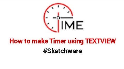 How to create a Timer in Sketchware