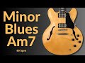 Groovy Blues Guitar Backing Track in A Minor