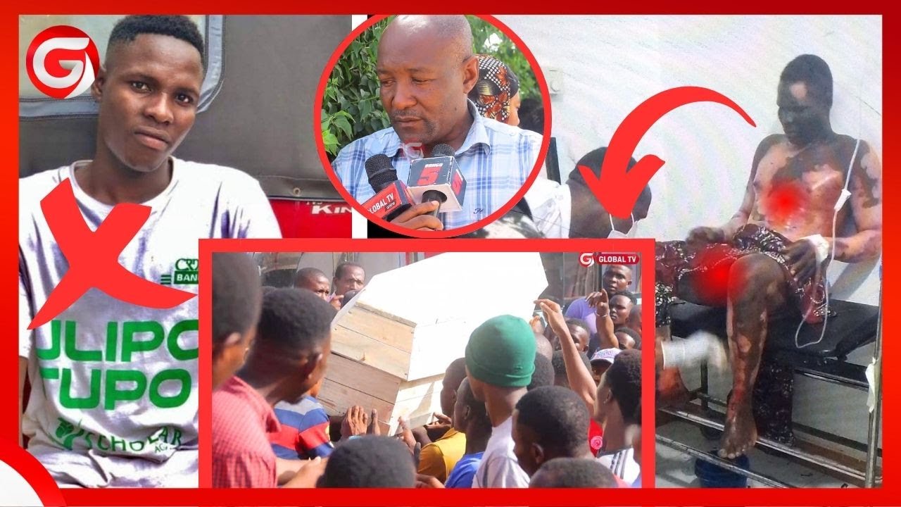 ALIYEPELEKA PETROLI ILIYOMUUA JUMA YUPO MTAANI - JENEZA LENYE MWILI LAPEWA HESHIMA KUBWA na WANANCHI