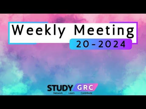 Study GRC Weekly Meeting