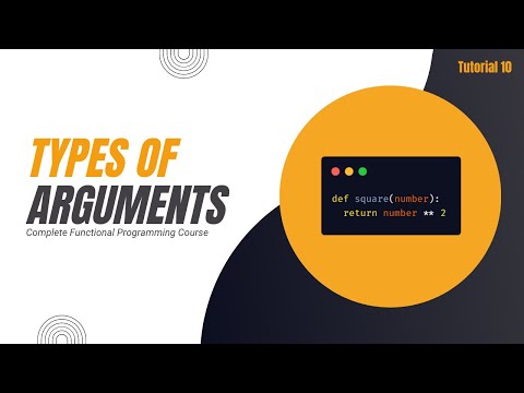 Types of Arguments | Complete Functional Programming Course in Python | Tutorial 10
