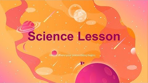 Free Science Lesson PowerPoint Template & Google Slides Theme by GreatPPT.com