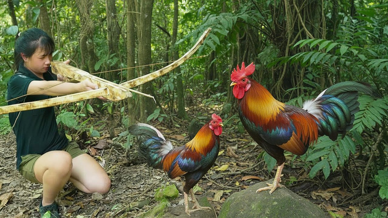 120 Hours: Alone in the Rainforest - The Girl Crafted a Crossbow and ...