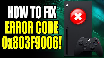 How To Fix Xbox Error 0x803F9006 "The person who bought this needs to sign in" Xbox Series X/S, One!