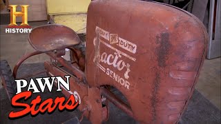 Pawn Stars: Rick's RISKY DEAL for Antique Pedal Tractor (Season 7) | History