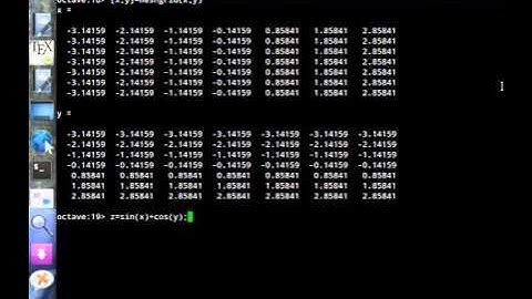 Como graficar en 3d con octave?