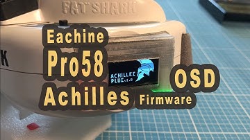 Eachine Pro58 Achilles OSD Firmware aufspielen