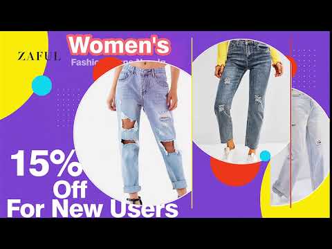 ZAFUL Women's New Season Jeans Online! - YouTube