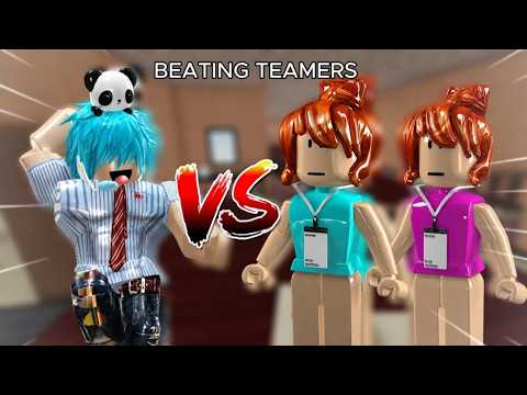 Playing MM2… but DESTROYING TEAMERS 😂 (FUNNY MOMENTS)