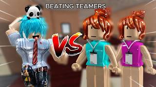 Playing MM2… but DESTROYING TEAMERS 😂 (FUNNY MOMENTS)
