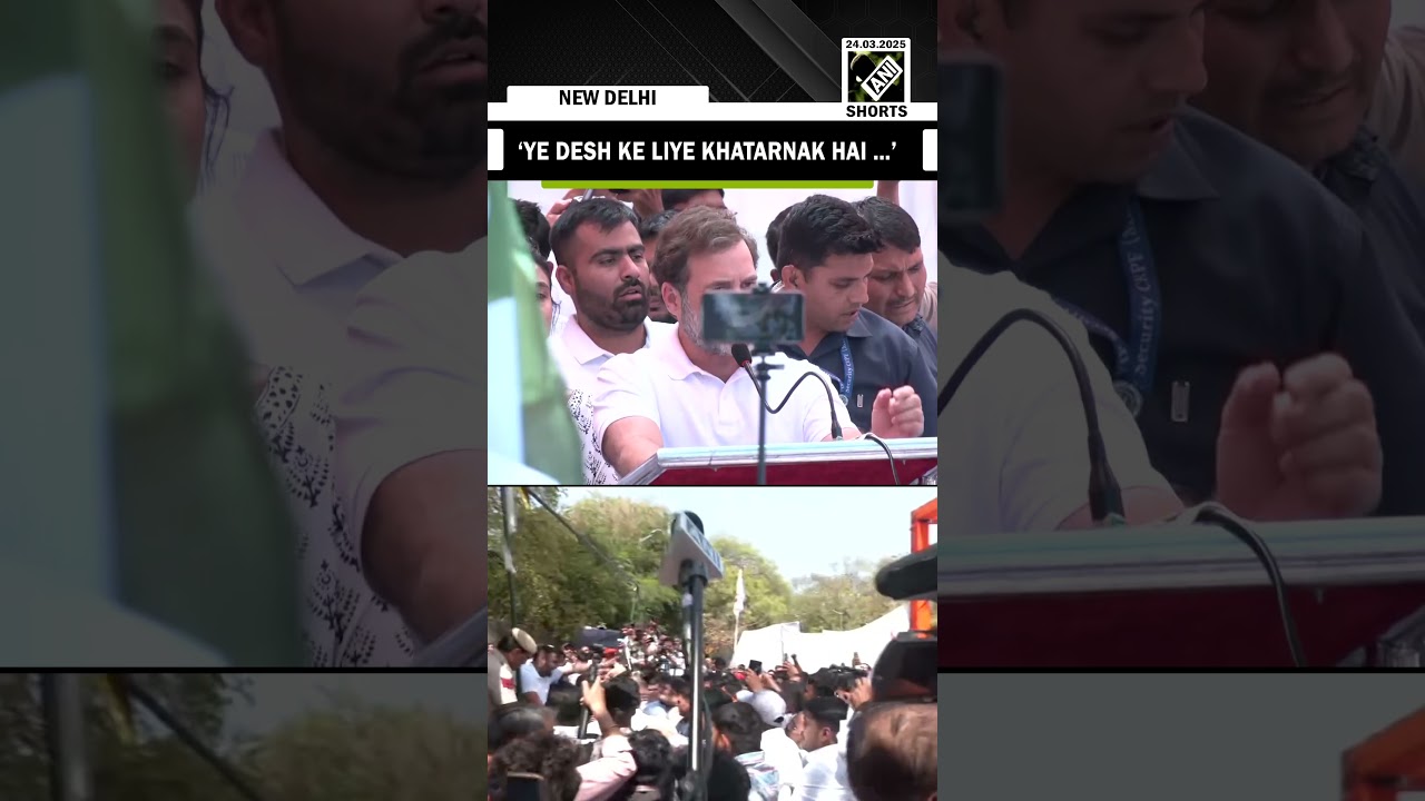 LoP Rahul Gandhi, NSUI workers take part in protest against NEP at Jantar Mantar