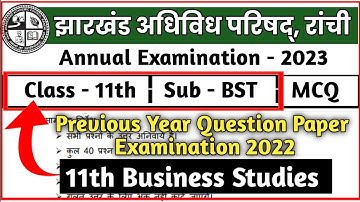 Jac 11th Business Studies Important Question 2023 | Class 11th Business Studies Model Paper 2023